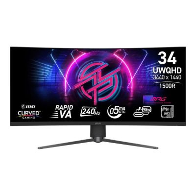 31. MSI 34" MPG 346CQRF X24 WQHD 240Hz Monitor