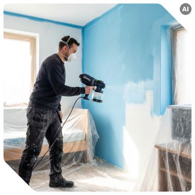 9. 550W Paint Spray Gun W02003 WUBER