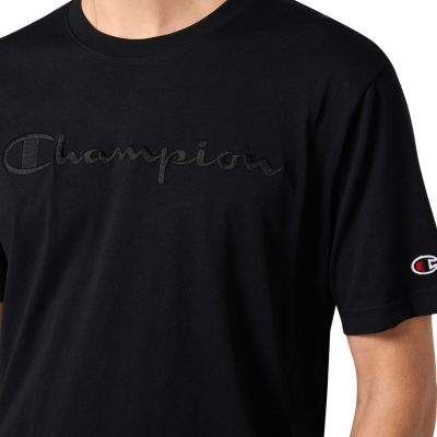 11. Men's Champion SS Tee Black 220273 KK001