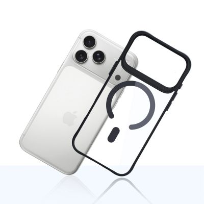 5. 3mk Satin Armor MagCase for iPhone 17 Pro - Transparent Black