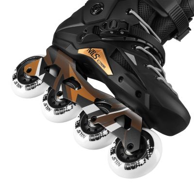 7. NA1601 SLALOM ROLLER SKATES SLAYD BLACK SIZE 43 NILS EXTREME