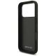 7. Mercedes AMG Leather Debossed Lines Logo case for iPhone 18 Pro / 17 Pro - black