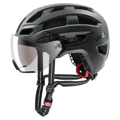 UVEX Finale visor bike helmet 56-61cm, black matt