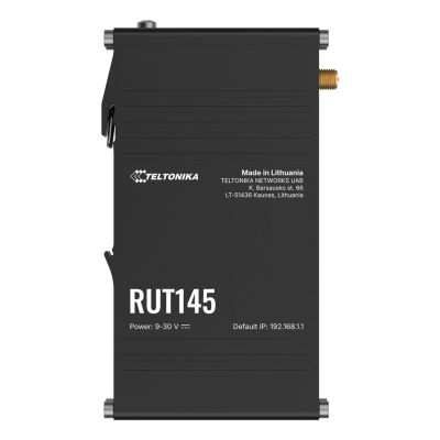 2. Teltonika RUT145 Wireless Router Fast Ethernet Single Frequency (2.4 GHz) Black
