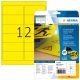 2. HERMA Signal-Etiketten A4 99.1x42.3 mm gelb Folie 300 St.