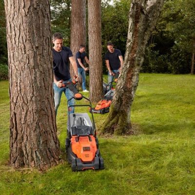 5. Black & Decker BEMW481ES Push Lawn Mower AC Orange