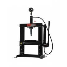 AWTOOLS Hydraulic Press with Pressure Gauge 10T
