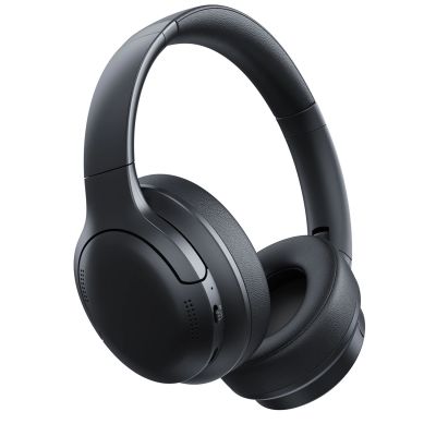 2. Baseus Bass BH1 Lite Wireless On-Ear Bluetooth 6.0 Headphones - Black