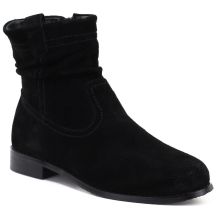 Women’s black unlined leather ankle boots Potocki JE19480