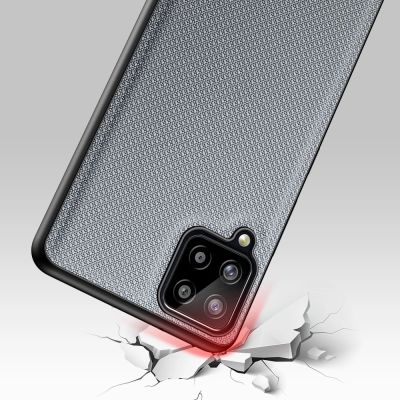 6. Dux Ducis Fino case covered with nylon material for Samsung Galaxy A22 4G gray