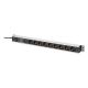 6. Digitus DN-95438 PDU 9-way power outlet 1U Black, Silver
