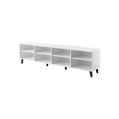 2. FARO TV cabinet 200x42x52 white matt + craft oak