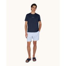 Paul&Shark Men's Cotton T-shirt Navy Blue and Gold 99311008-50E - Classic Cut, Logo