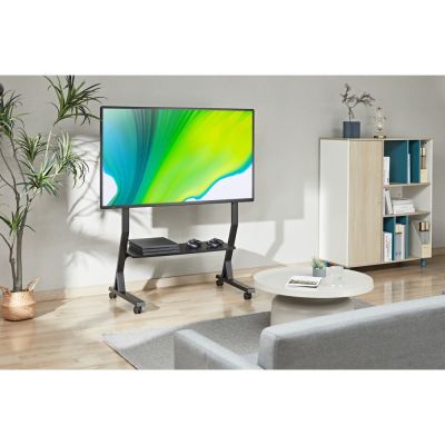 10. TECHLY MOBILE TV STAND 45-90"KG UP TO 60KG ADJUSTABLE AV SHELF