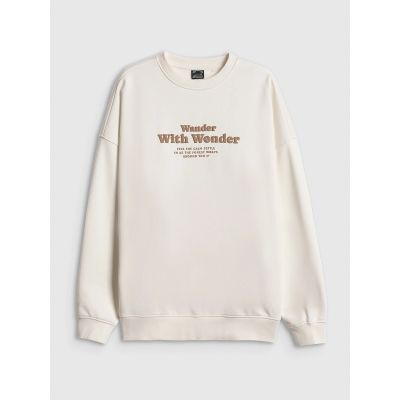 6. Women's oversize sweatshirt without hood 4F 4FRSS26TSWSF2993-11S
