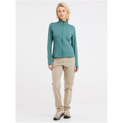 Women's Outdoor Full-Zip Sweatshirt PROTEST PRTPEEPAL, Green