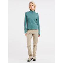 Women's Outdoor Full-Zip Sweatshirt PROTEST PRTPEEPAL, Green