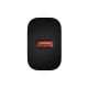 6. NATEC RIBERA 1X USB-A 18W BLACK WALL CHARGER