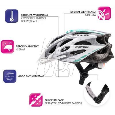 25. Meteor MV29 Drizzle 24715-24717 bicycle helmet