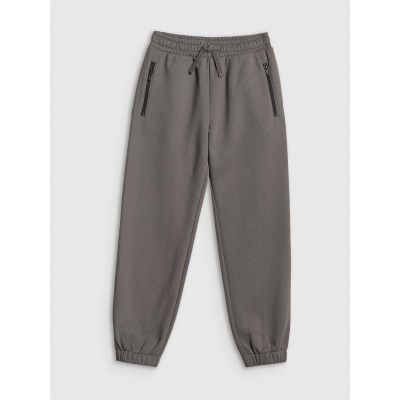 6. Boys' 4F 4FJRSS26TTROM1921-25S structured knit sweatpants