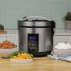 7. Tristar RK-6138 Digital Rice Cooker and Steamer 900 W 2.2 L Number of Programs 7 Gray