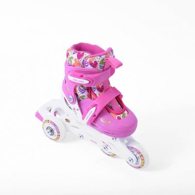 6. Smj Sport Hearts 2in1 Roller Skates + Adjustable Rollers HS-TNK-000017130