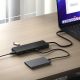 3. Satechi 13-in-1 USB-C Triple Display Multiport Adapter - USB-C adapter (1x Ethernet 1 Gbps, 3x USB-A 5 Gbps, 1x USB-A 10 Gbps, 2x USB-A 480 Mbps, 2x USB-C 10 Gbps 85W PD, 2x HDMI 2.0 4K@60Hz, DP 1.4 8K@60Hz, 3.5 mm Audio in/out) (black)