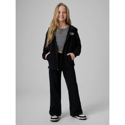 6. Girls' loose sweatshirt with hood 4F 4FJRSS26TSWSF2902-20S