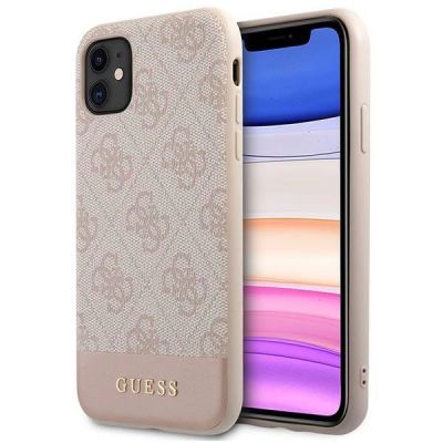 Guess 4G Stripe Collection Case for iPhone 11 / Xr 6.1" - Pink