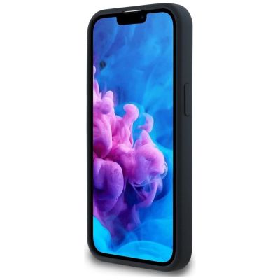 5. Karl Lagerfeld Liquid Silicone Karl & Choupette Heads Case with MagSafe for iPhone 16e - Black