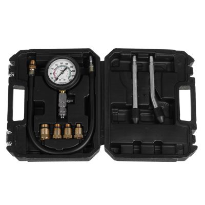 3. Compression pressure gauge for petrol engines, 8-piece, YATO YT-73022