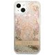 3. Guess Paisley Liquid Glitter case for iPhone 13 / 14 / 15 - gold