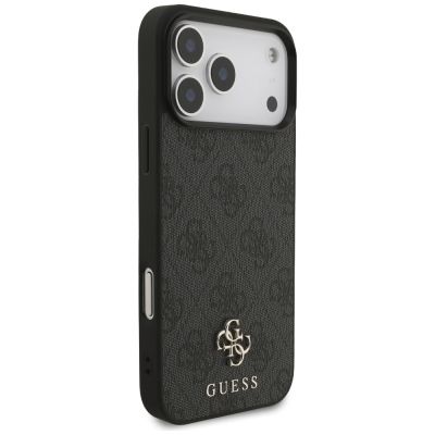 4. Guess 4G Small Classic Logo MagSafe case for iPhone 17 Pro Max - black