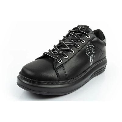 3. Karl Lagerfeld men's shoes sneakers Kapri natural leather black