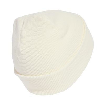 6. Adidas New Logo Beanie Cuff Cream JX5745