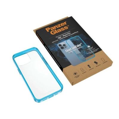 5. PanzerGlass ClearCase Antibacterial Military Grade Certified Case for iPhone 13 Pro - Transparent Blue