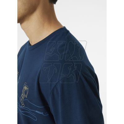 9. Helly Hansen Skog Recycled Graphic M 63082 584 T-shirt