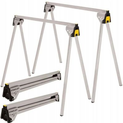 12. Stanley STST81337-1 sawhorse 2 pcs. Aluminum, Steel Foldable