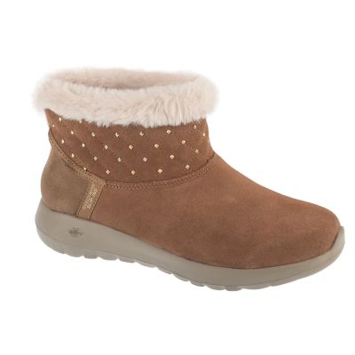 Skechers Slip-Ins: On-The-Go Joy - Cozy Shimmer 144816-CSNT Brown 36