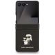 2. Karl Lagerfeld Saffiano Karl&Choupette Pin Case for Samsung Galaxy Z Flip 7 - Black