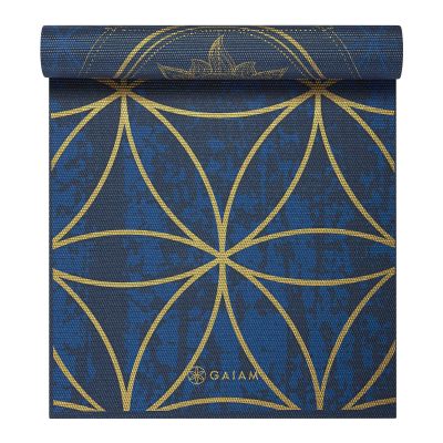 15. Gaiam Sun and Moon double-sided yoga mat 6mm 63419