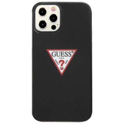 9. Guess GUHCP12MPCUCTLBK iPhone 12/12 Pro 6.1" black/black hardcase Triangle Collection