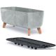 10. GRACIA CASE CONCRETE EFFECT FLOWER POT 58x24CM