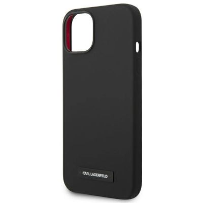 6. Karl Lagerfeld KLHMP14MSLMP1K iPhone 14 Plus 6.7 "hardcase black / black Silicone Plaque Magsafe