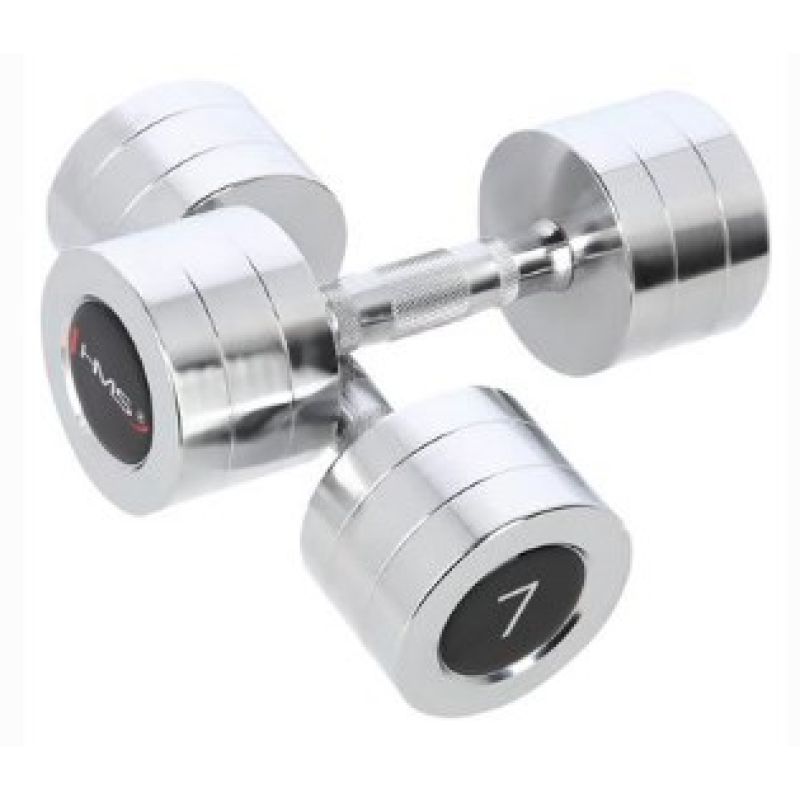 2. Chrome dumbbells 2x7 kg HMS CHD07