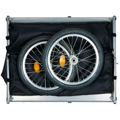 6. BICYCLE TRAILER 70x65x30CM UP TO 40KG DUNLOP