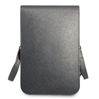 5. Guess Handbag GUWBSATMGR gray / gray Saffiano Triangle