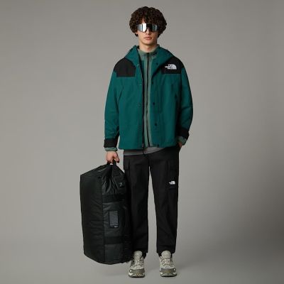 8. The North Face NF0A52S3KT01 62L Duffel Bag Recycled Plastic, Thermoplastic Polyurethane Elastomers (TPU) Black
