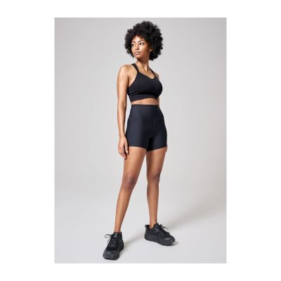 7. CASALL Ultra High Waist Hot Pant Sports Boxer Shorts Black