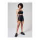 7. CASALL Ultra High Waist Hot Pant Sports Boxer Shorts Black